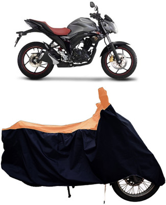 Tricway Two Wheeler Cover for Suzuki(Gixxer Special Edition, Orange)