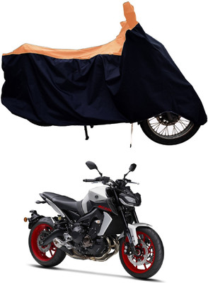 Tricway Two Wheeler Cover for Yamaha(MT 09, Orange)