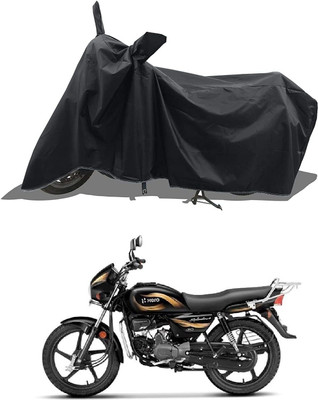 KEDIT Waterproof Two Wheeler Cover for Hero(Splendor, Black)