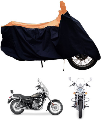 Tricway Two Wheeler Cover for Bajaj(Cruiser BS6, Orange)