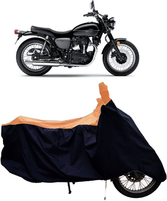 Tricway Two Wheeler Cover for Kawasaki(W800 BS6, Orange)