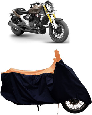 Tricway Two Wheeler Cover for TVS(Zeppelin BS6, Orange)