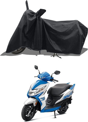Mdstar Waterproof Two Wheeler Cover for Honda(Dio, Black)