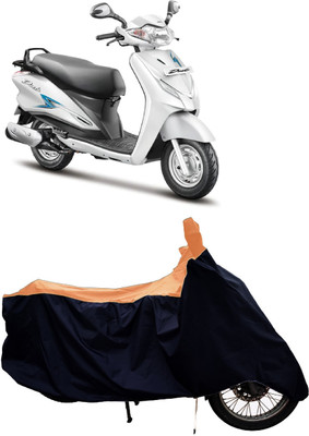Tricway Two Wheeler Cover for Hero(Duet 125 CC BS6, Orange)