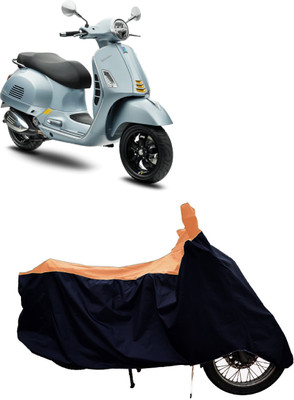 Tricway Two Wheeler Cover for Vespa(GTS Super 300, Orange)