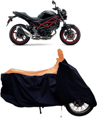 Tricway Two Wheeler Cover for Suzuki(SV650 BS6, Orange)