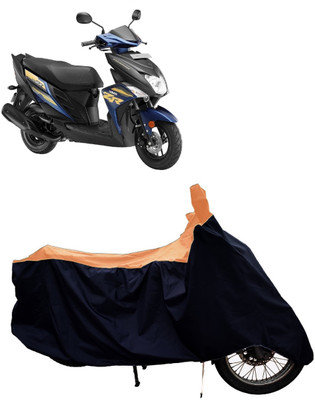 Tricway Two Wheeler Cover for Yamaha(Cygnus Ray ZR, Orange)