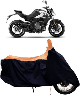 Tricway Two Wheeler Cover for CFMoto(400NK BS6, Orange)