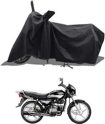 KEDIT Waterproof Two Wheeler Cover for Hero(MotoCorp Splendor Plus, Black)