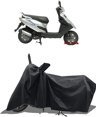 KEDIT Two Wheeler Cover for Bajaj(Kristal, Black)