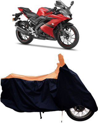 Tricway Two Wheeler Cover for Yamaha(YZF-R15 V3 New BS6, Orange)