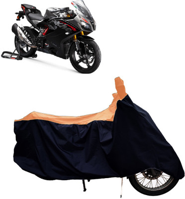 Tricway Two Wheeler Cover for TVS(Apache RR 310, Orange)