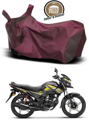 KEDIT Two Wheeler Cover for Honda(CB Shine SP, Maroon)