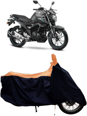 Tricway Two Wheeler Cover for Yamaha(FZ S V3.0 FI, Orange)