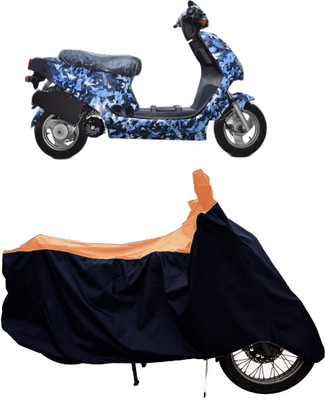 Tricway Two Wheeler Cover for Hero Electric(Electric AXLHE-20, Orange)
