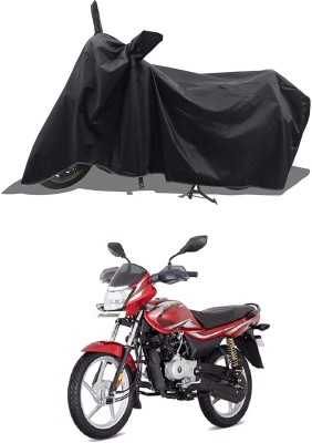 KEDIT Two Wheeler Cover for Bajaj(Platina 100 DTS-i, Black)