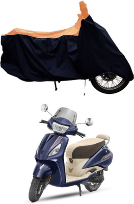 Tricway Two Wheeler Cover for TVS(Jupiter classic, Orange)