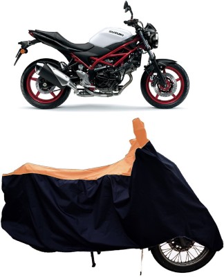 Tricway Two Wheeler Cover for Suzuki(SV650, Orange)