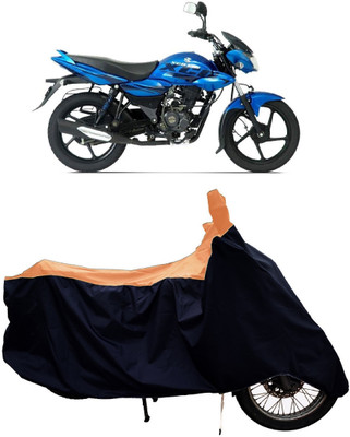 Tricway Two Wheeler Cover for Bajaj(XCD 125cc, Orange)