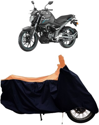 Tricway Two Wheeler Cover for Yamaha(FZ-S Fi Version 3.0, Orange)