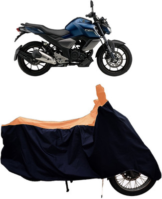 Tricway Two Wheeler Cover for Yamaha(FZ S FI New, Orange)