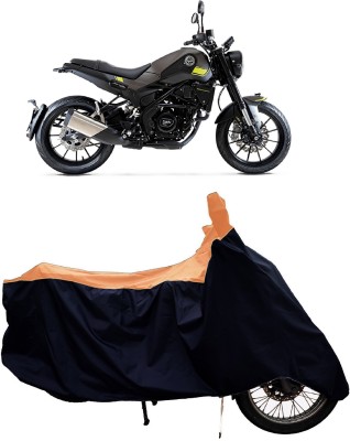 Tricway Two Wheeler Cover for Benelli(Leoncino 250, Orange)