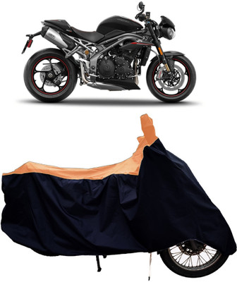 Tricway Two Wheeler Cover for Triumph(Speed Triple BS6, Orange)