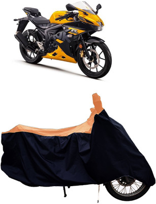 Tricway Two Wheeler Cover for Suzuki(GSX R150, Orange)