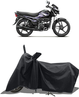 KEDIT Waterproof Two Wheeler Cover for Hero(MotoCorp Super Splendor, Black)