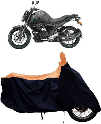 Tricway Two Wheeler Cover for Yamaha(FZ S V3 BS6, Orange)