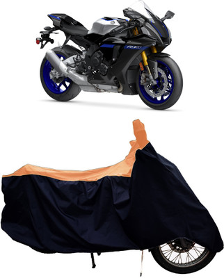 Tricway Two Wheeler Cover for Yamaha(YZF R1 M BS6, Orange)