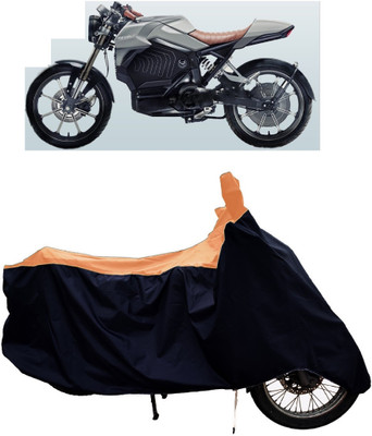 Tricway Two Wheeler Cover for Revolt(RV Cafe Racer, Orange)