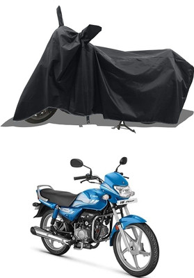 KEDIT Two Wheeler Cover for Hero(HF Deluxe, Black)