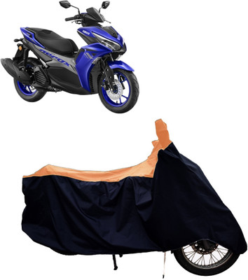 Tricway Two Wheeler Cover for Yamaha(Aerox 155 Maxi, Orange)