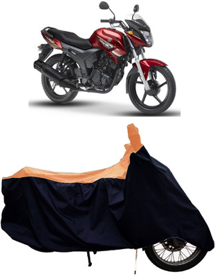 Tricway Two Wheeler Cover for Yamaha(SZ X, Orange, Black)