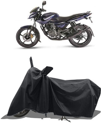 KEDIT Two Wheeler Cover for Bajaj(Pulsar 135 LS DTS-i, Black)