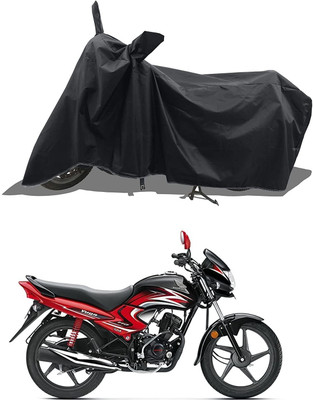 AutoGalaxy Waterproof Two Wheeler Cover for Honda(Dream Yuga, Black)