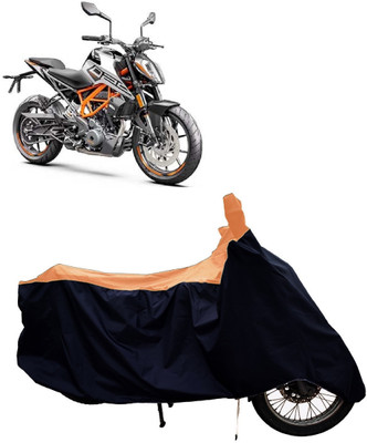 Tricway Two Wheeler Cover for KTM(250 Duke BS6, Orange)