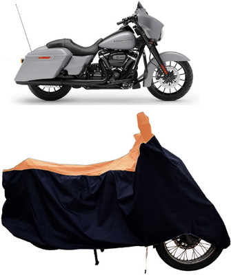 Tricway Two Wheeler Cover for Harley Davidson(Street Glide Special, Orange)