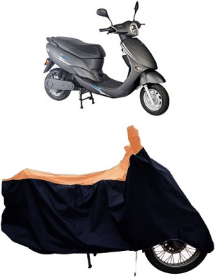 Tricway Two Wheeler Cover for Avon(E Star, Orange)