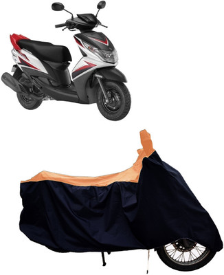 Tricway Two Wheeler Cover for Yamaha(Ray Z BS6, Orange)