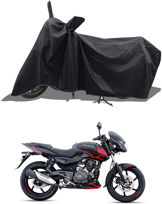 KEDIT Two Wheeler Cover for Bajaj(Pulsar 125, Black)