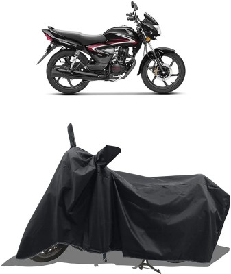 KEDIT Two Wheeler Cover for Honda(CB Shine, Black)