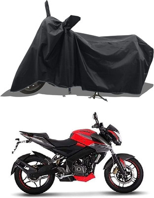 KEDIT Two Wheeler Cover for Bajaj(Pulsar 200 NS DTS-i, Black)
