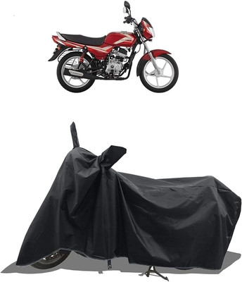 KEDIT Two Wheeler Cover for Bajaj(CT100, Black)