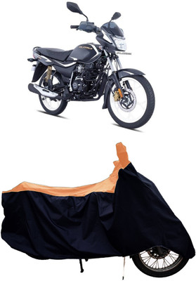 Tricway Two Wheeler Cover for Bajaj(Platina 110, Orange)