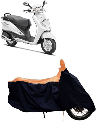 Tricway Two Wheeler Cover for Hero(Duet VX 110CC BS6, Orange)