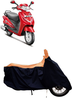 Tricway Two Wheeler Cover for Hero(Duet LX 110CC BS6, Orange)