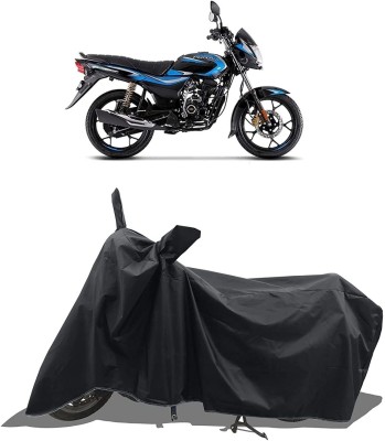 KEDIT Two Wheeler Cover for Bajaj(Platina 100 DTS-i, Black)