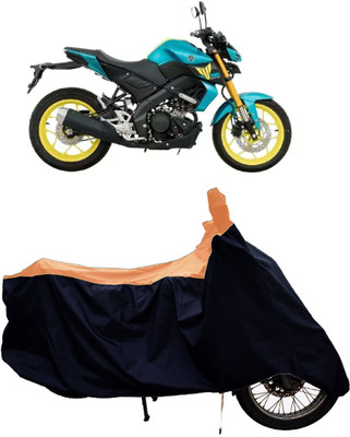 Tricway Two Wheeler Cover for Yamaha(MT 15 New, Orange)